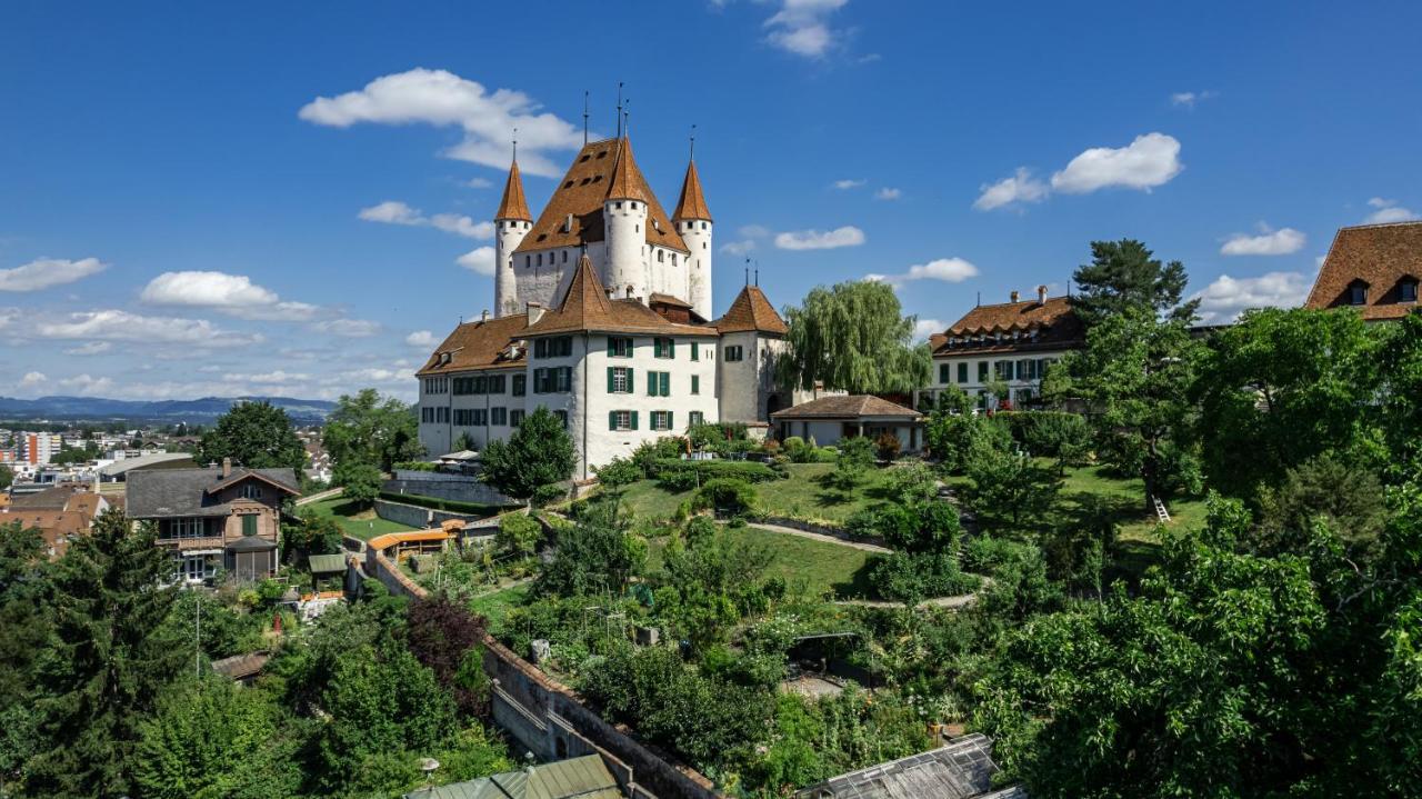 Historische Wohnung Im Herzen Der Thuner Altstadt Esterno foto