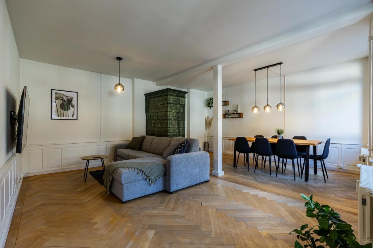 Historische Wohnung Im Herzen Der Thuner Altstadt Esterno foto