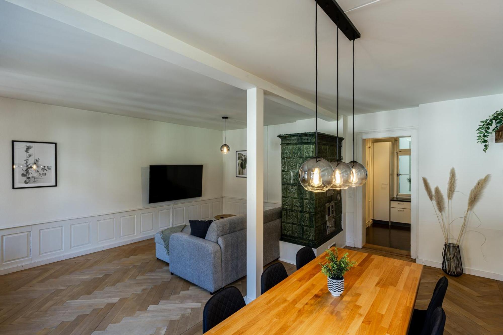 Historische Wohnung Im Herzen Der Thuner Altstadt Esterno foto