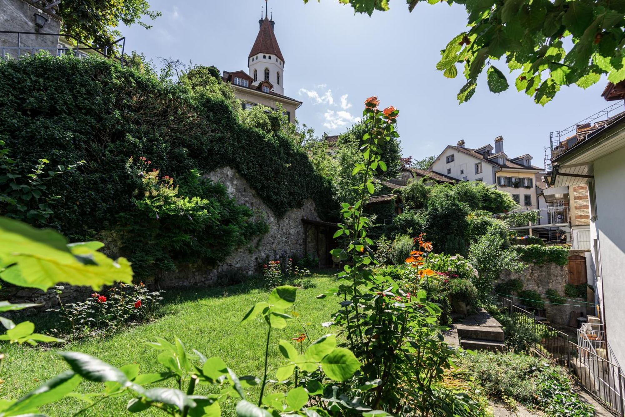 Historische Wohnung Im Herzen Der Thuner Altstadt Esterno foto